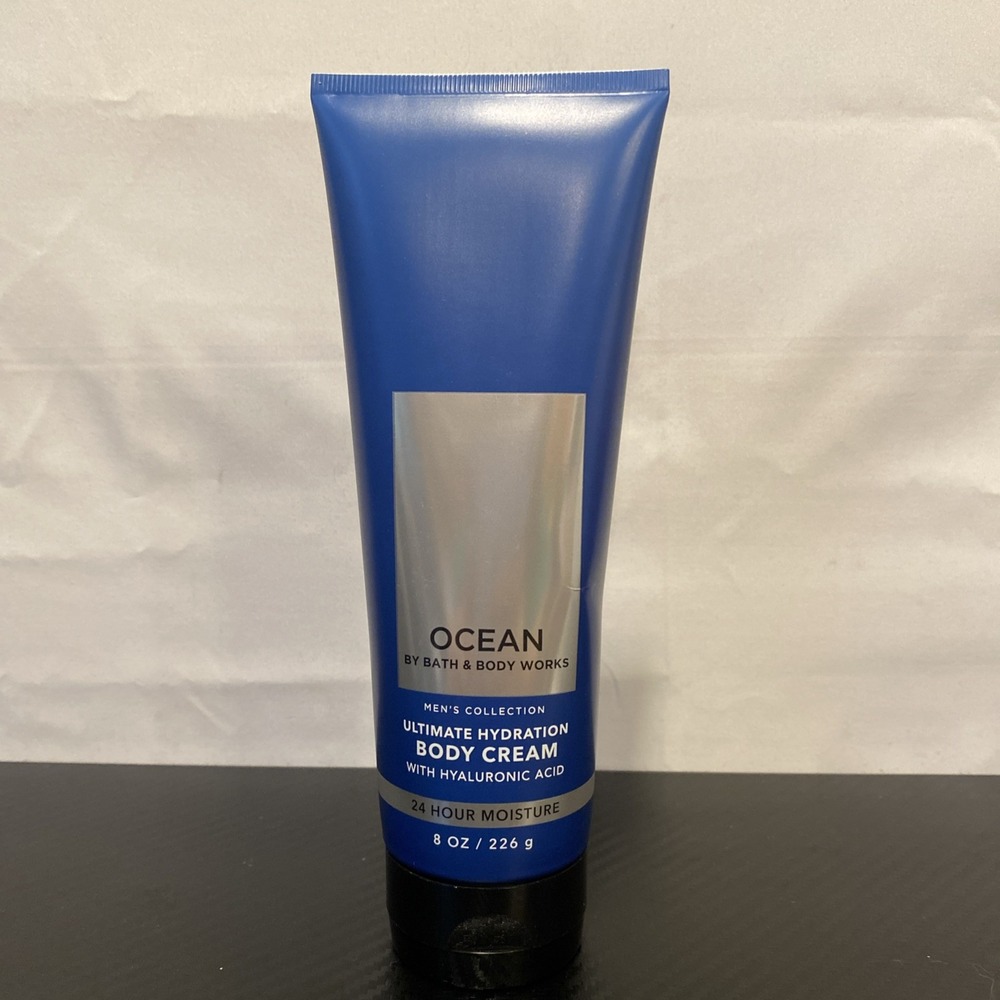 Bath & Body Works Ocean Men's Collection Body Cream for Men 8 oz New